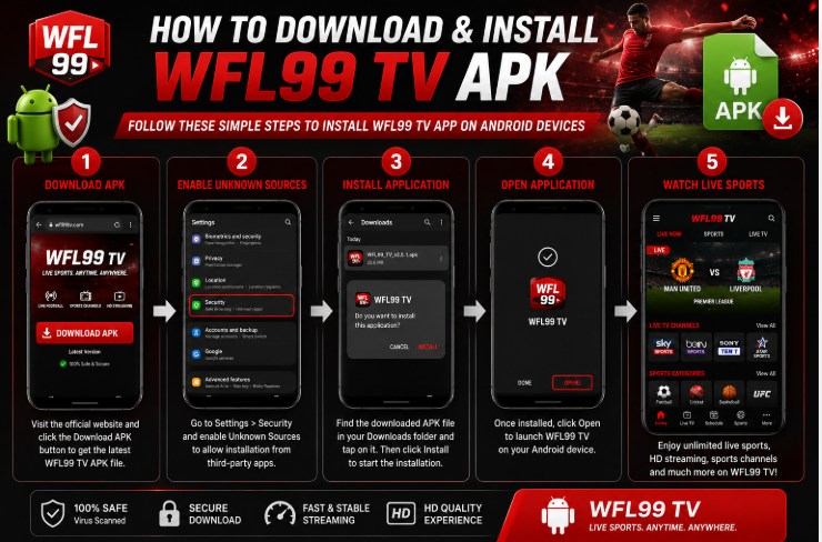 How to Download & Install WFL99 APK